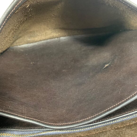 Vintage Coach NYC Classic Shoulder Bag 9170 Mocha Brown Pre 94 + Hang Tag Charm - Picture 11 of 14